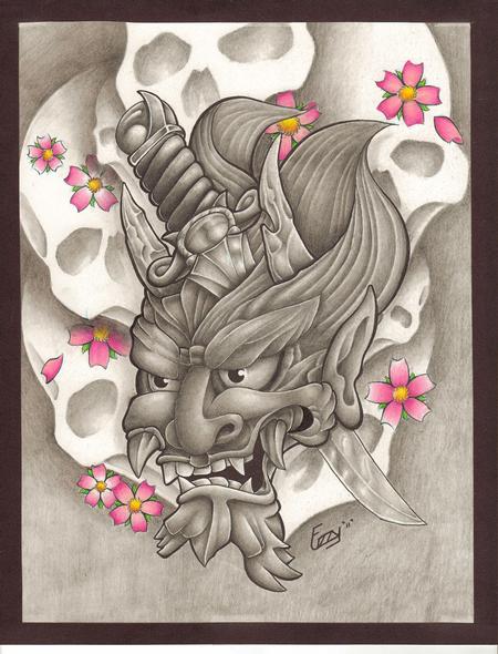 Tattoos - demon head - 56969